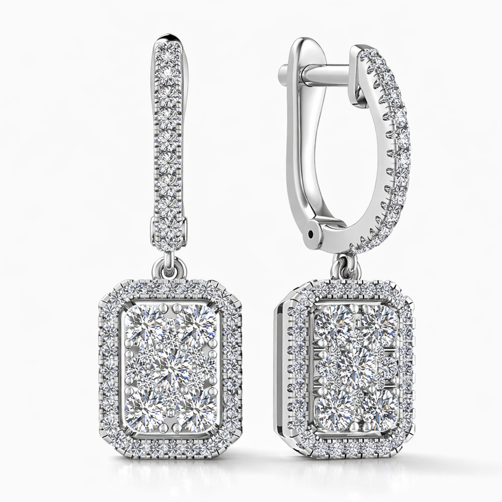 Éclat Diamond Drop Earrings