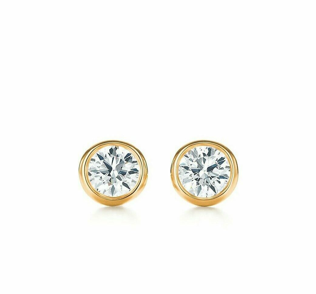 Bezel Solitaire Studs