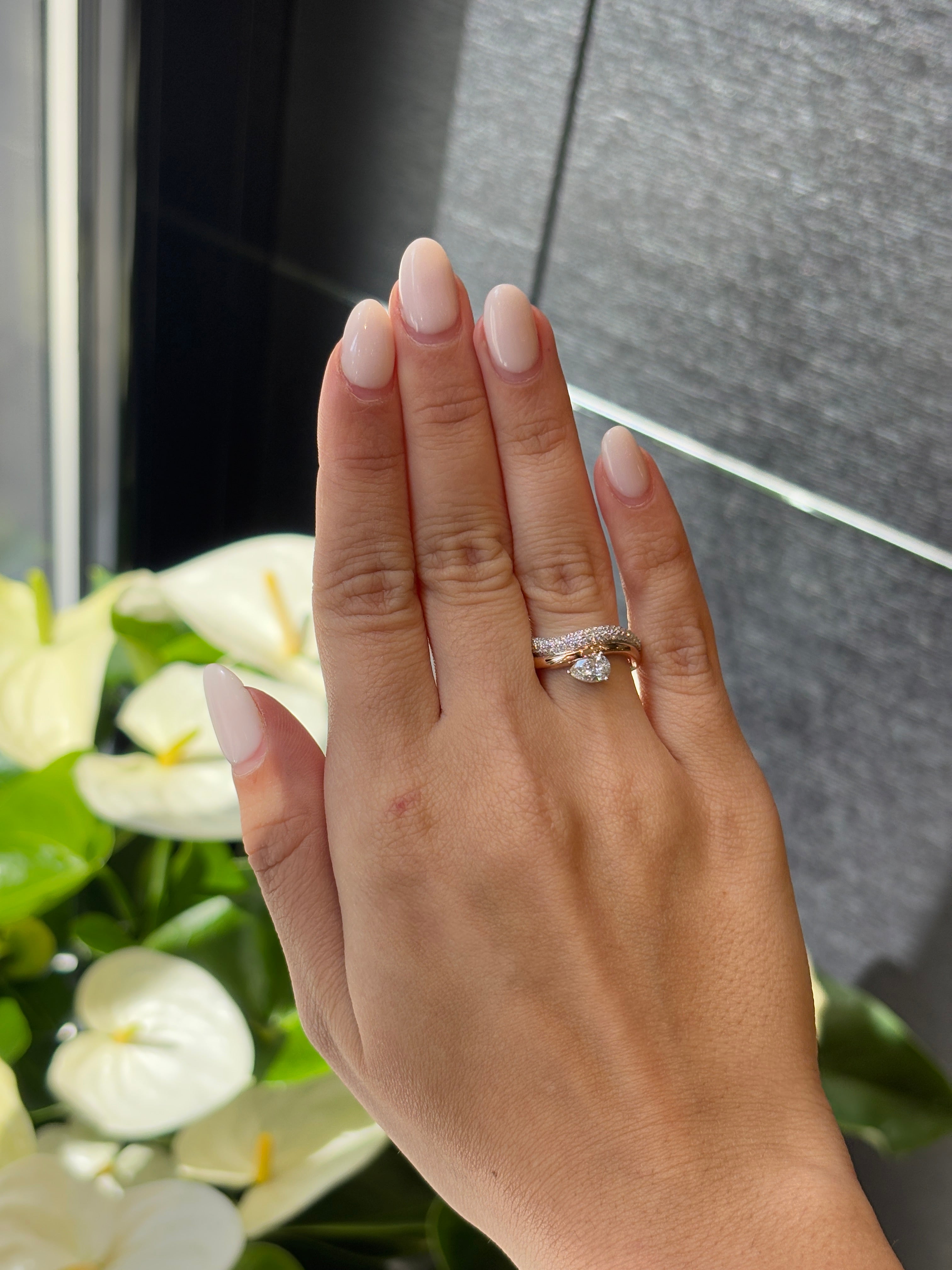 Pearl Drop Ring