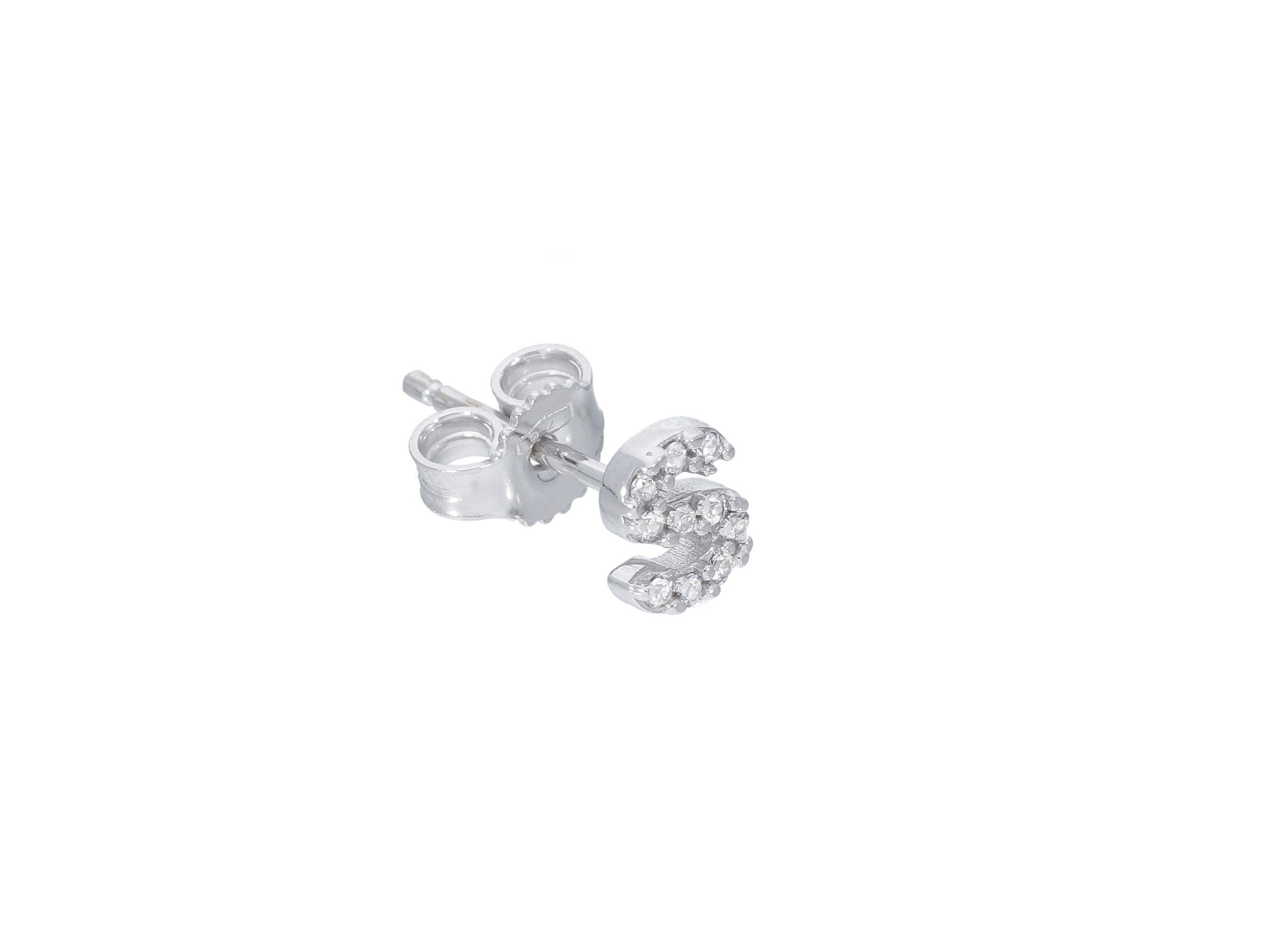 Initial Stud Earrings
