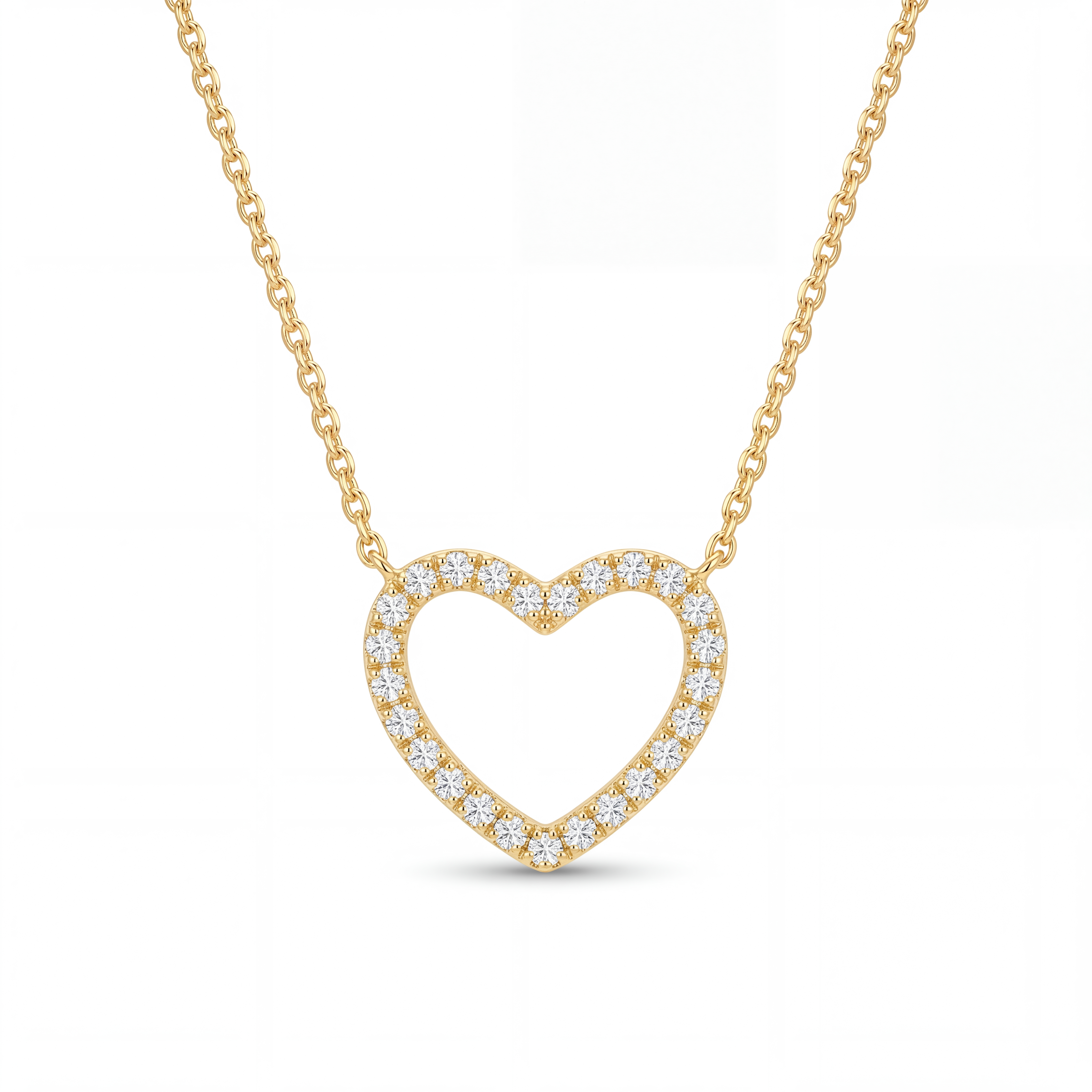 Open Heart Necklace