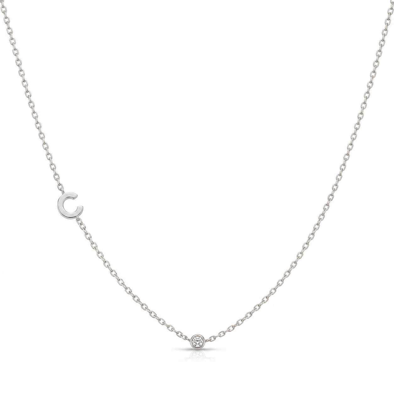 Side Initial Diamond Chain