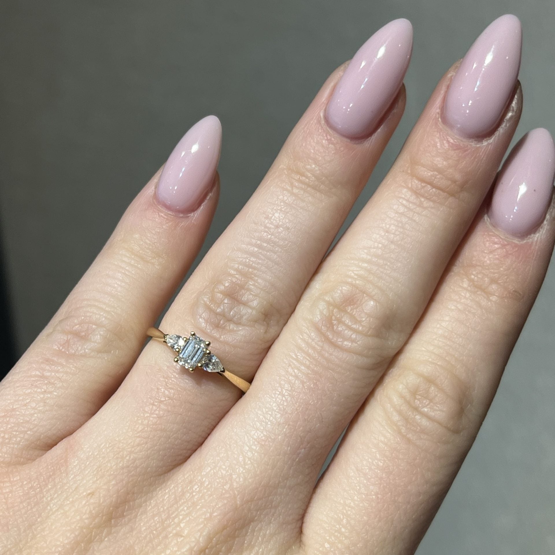 Trope Emerald Trilogy Pearshape Ring image 0