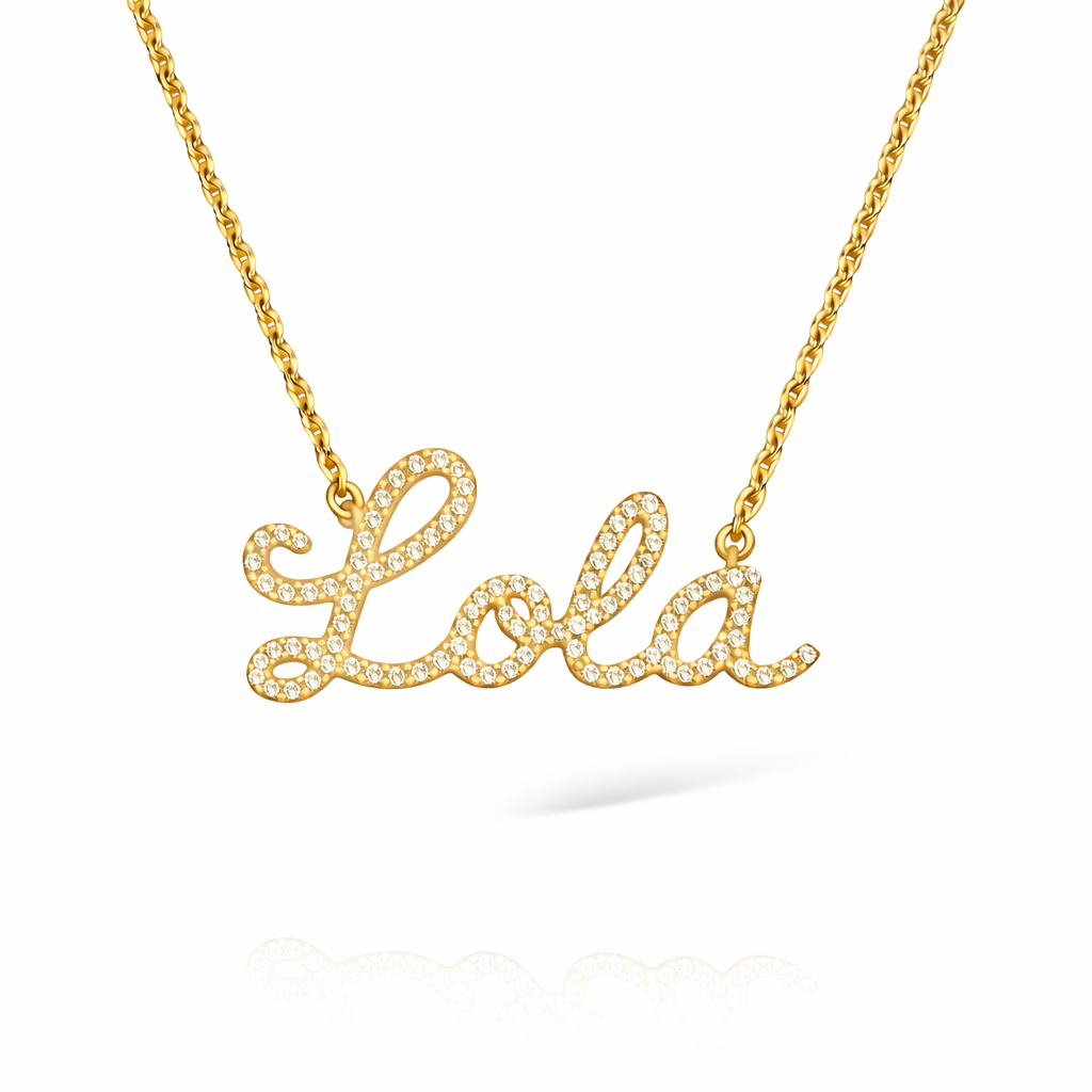 Big Script Name Necklace