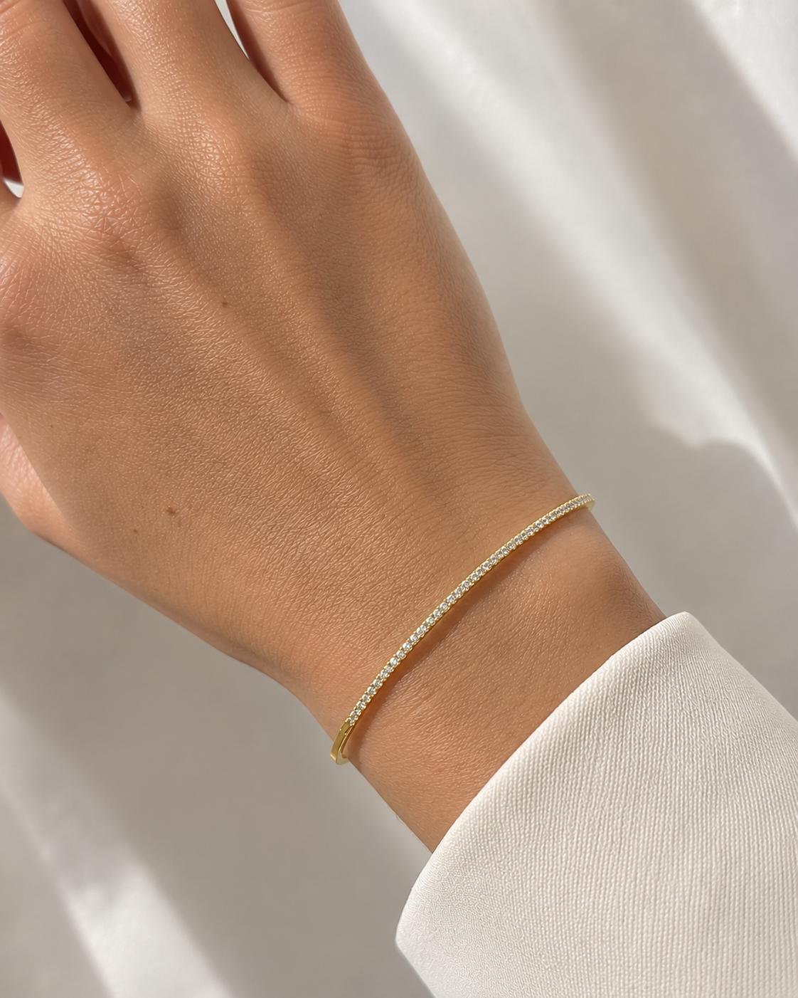 Mini Yellow Gold Bangle