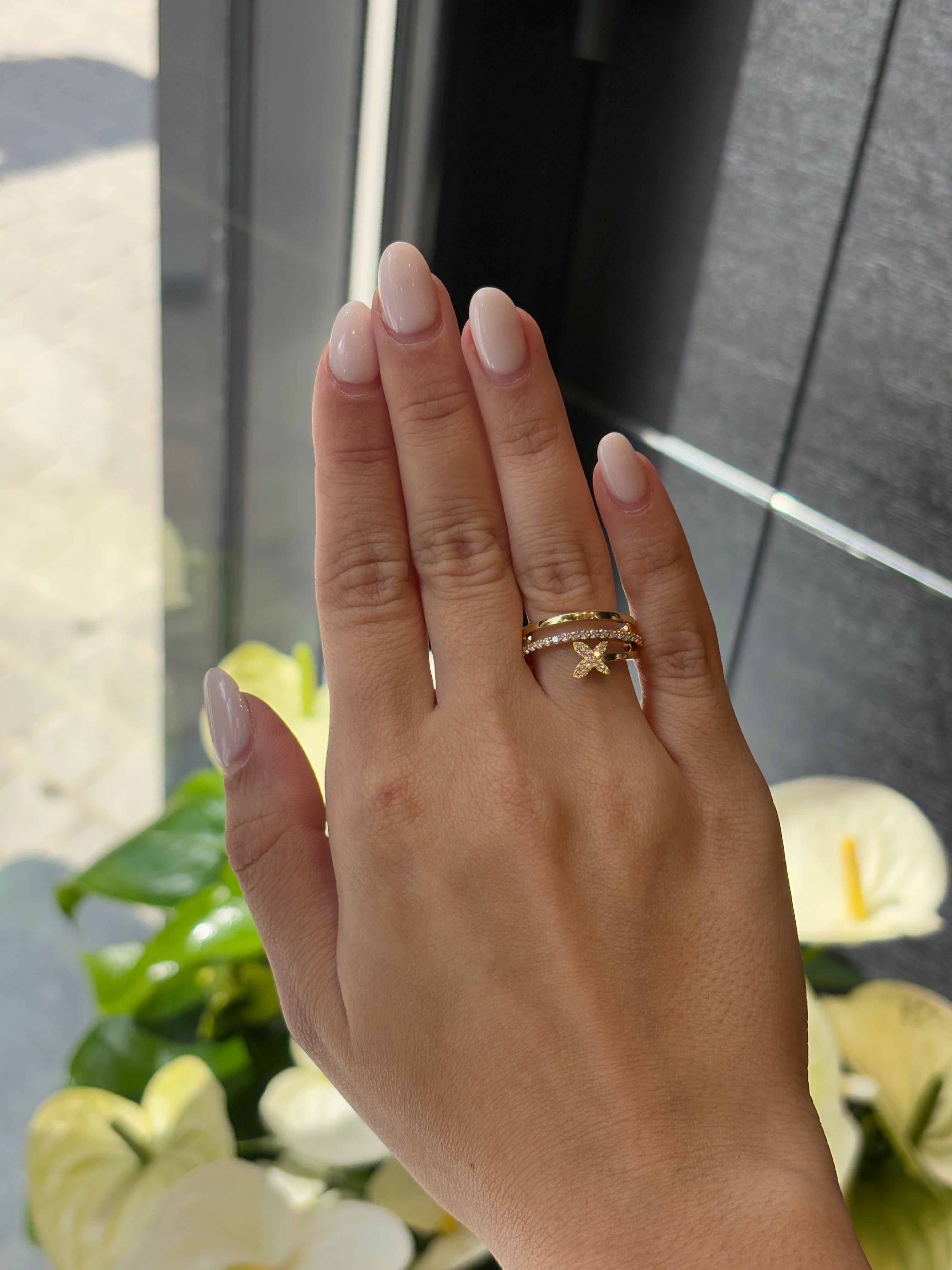 Lumière Butterfly Ring