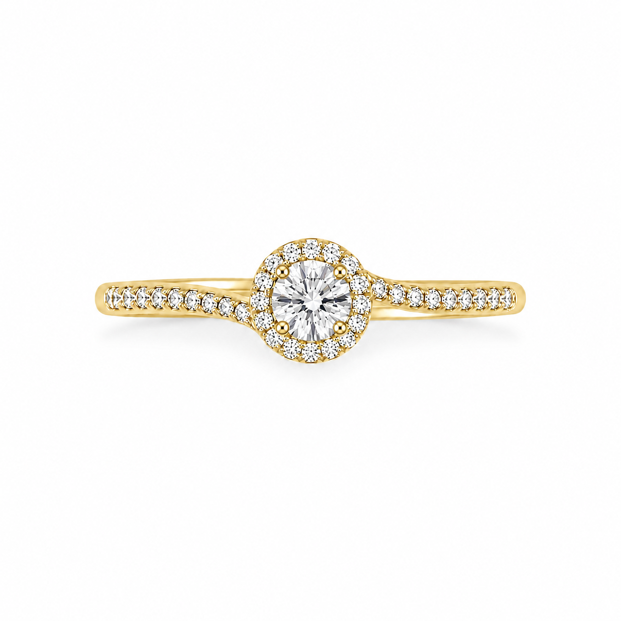 Aurora Halo Ring