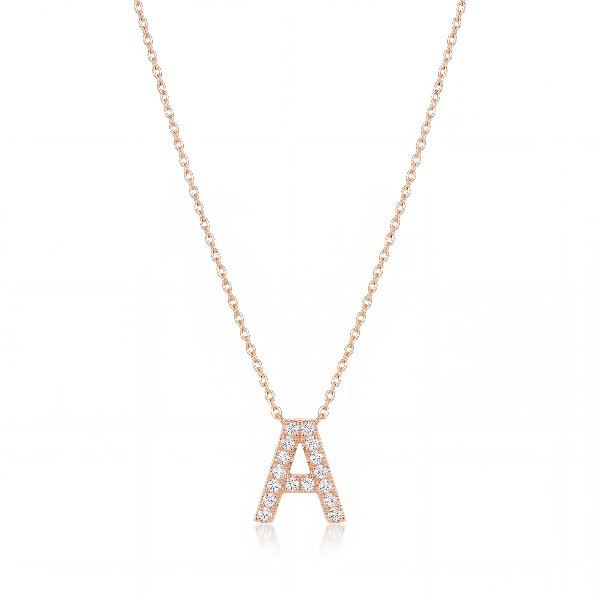 Mini Initial Pendant Necklace