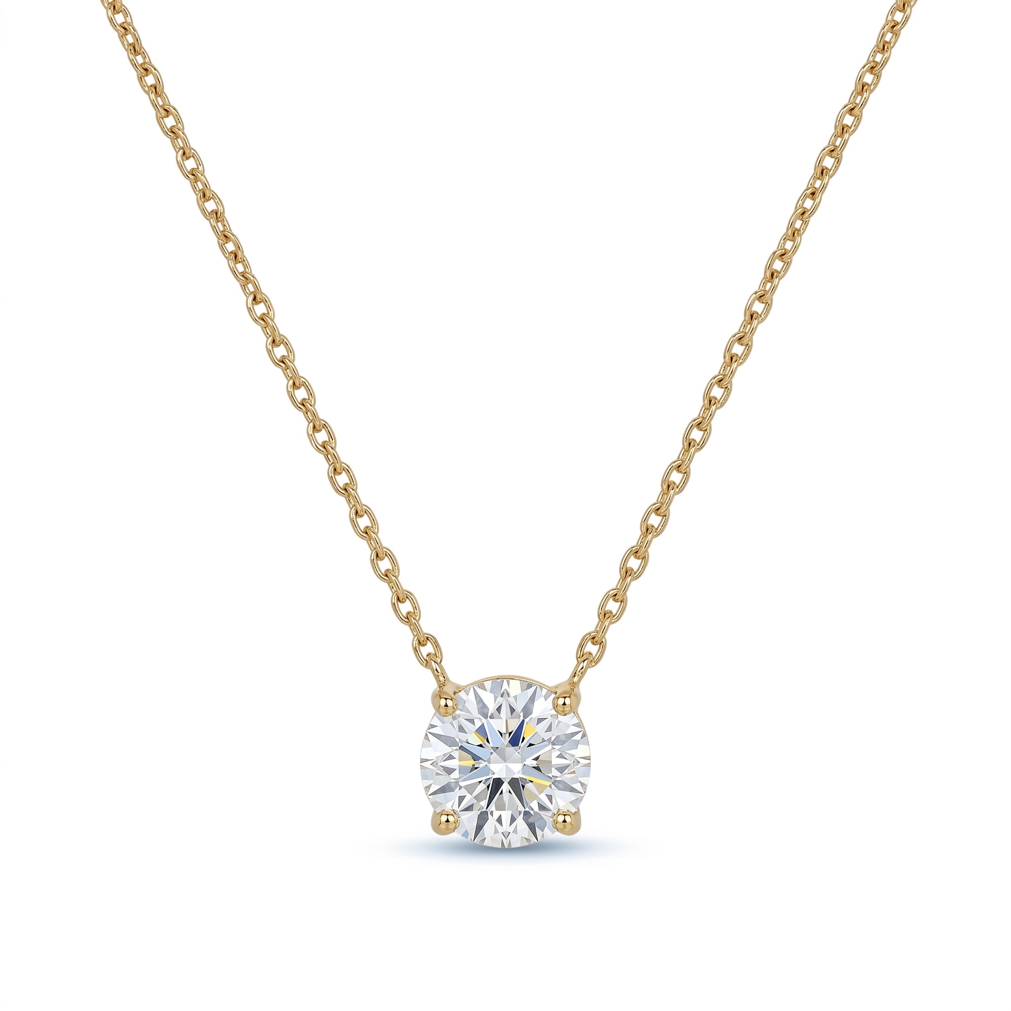 Solitaire 0.75ct Necklace